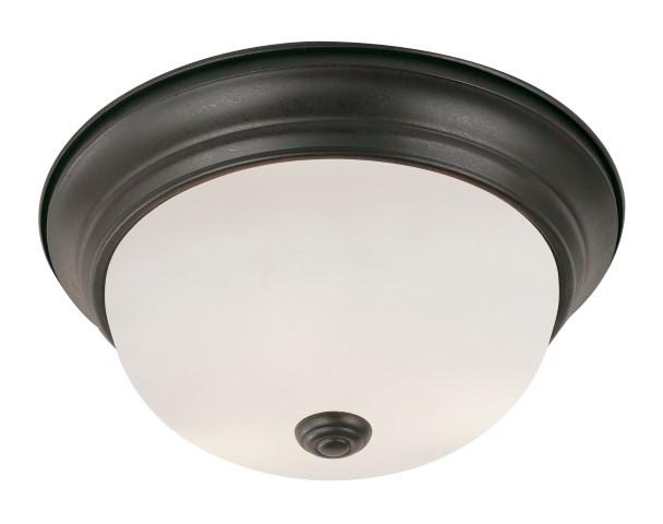 2LT FLUSH-SML-WHITE FROST GLAS